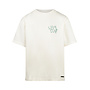No Way Monday girls' T-shirt loose fit off-white turquoise