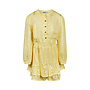 No Way Monday girls' dress long sleeve light yellow