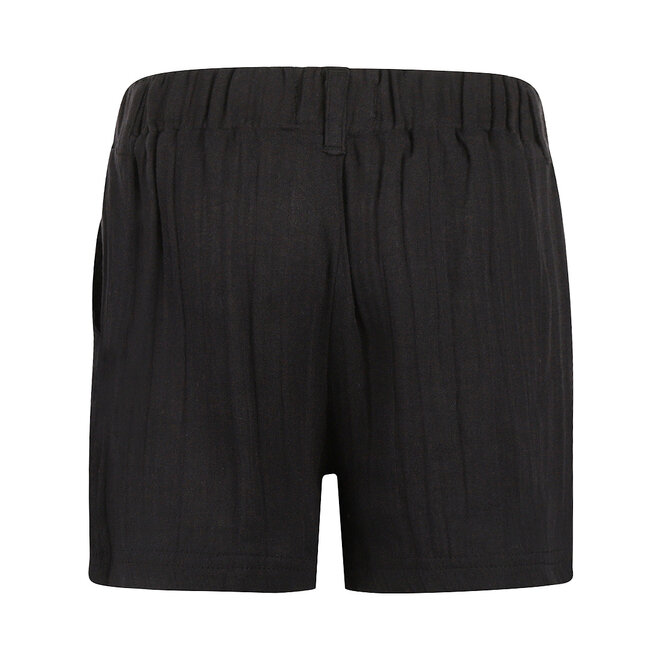 No Way Monday meisjes shorts zwart 100% katoen