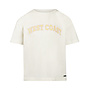 No Way Monday girls' T-shirt, loose fit, off-white, yellow