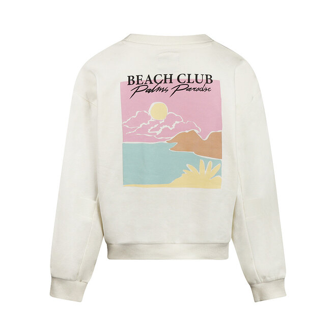 No Way Monday Mädchenpullover, cremefarben, Beach Club