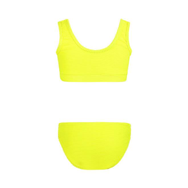No Way Monday meisjes bikini geel knoopjes