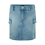 No Way Monday meisjes jeans skirt blauw cargo