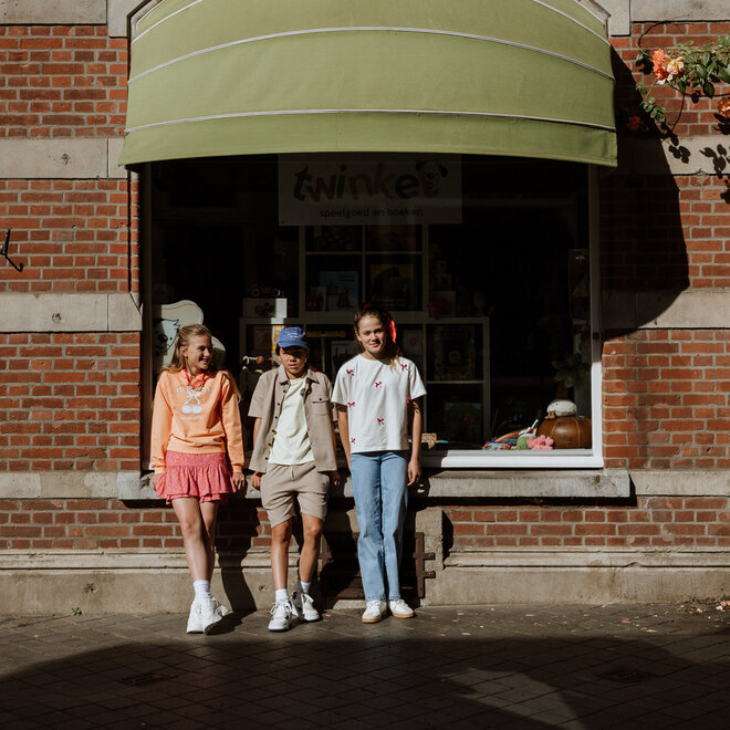 No Way Monday meisjes wide leg jeans blauw