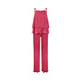 No Way Monday meisjes co-ord set fuchsia top wide leg broek