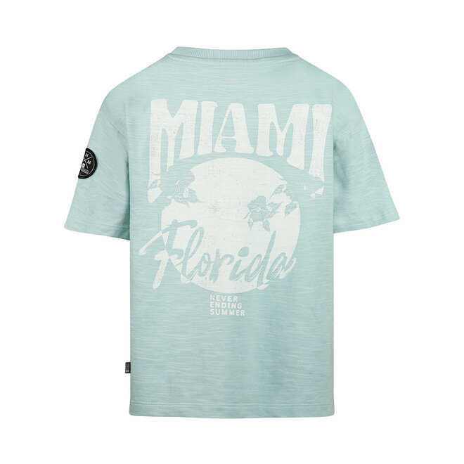 No Way Monday Jungen T-Shirt, blau, Miami