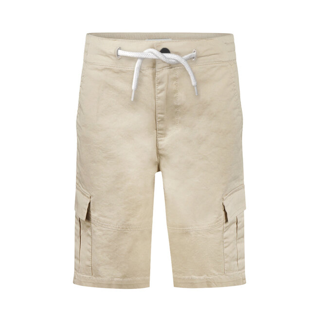No Way Monday jongens shorts grijsbruin cargo