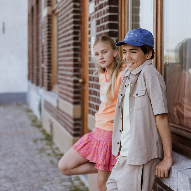 No Way Monday boys' jogging shorts brown yellow