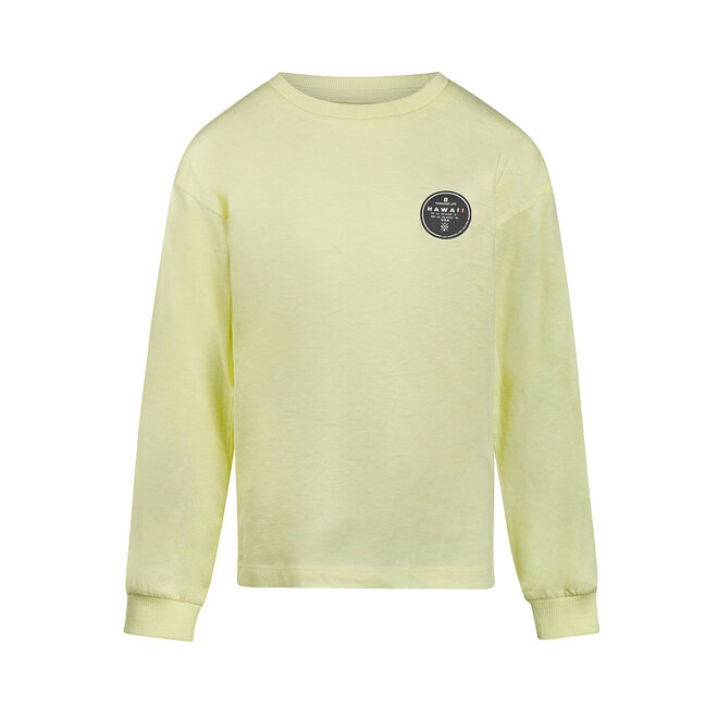 No Way Monday jongens longsleeve geel Hawaii