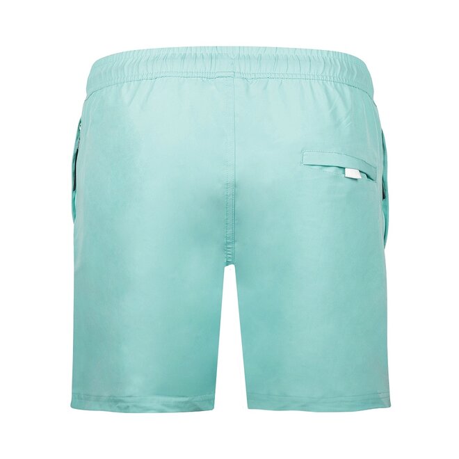 No Way Monday Herren Badeshorts aquablau mittellang