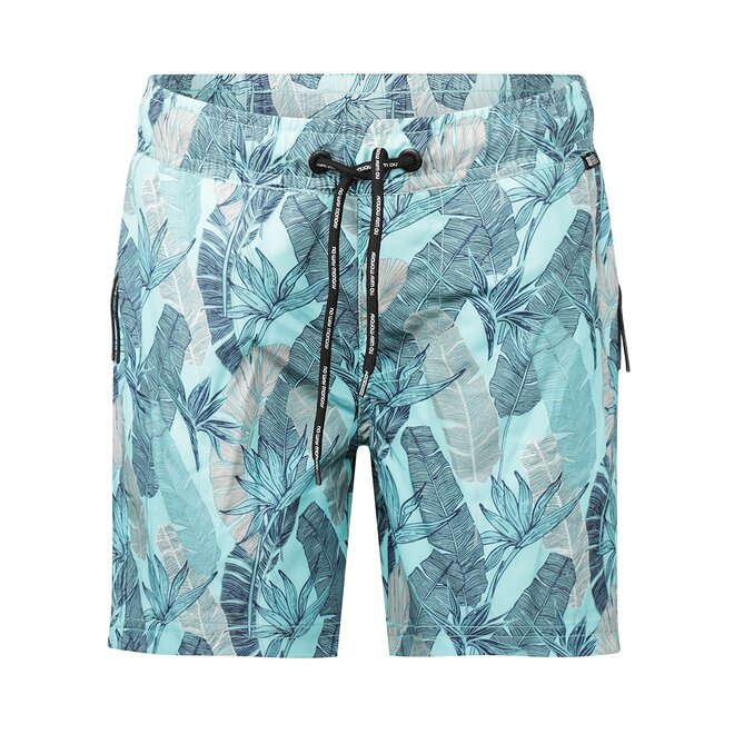 No Way Monday Jungen Badeshorts marineblau aquablau mittellang