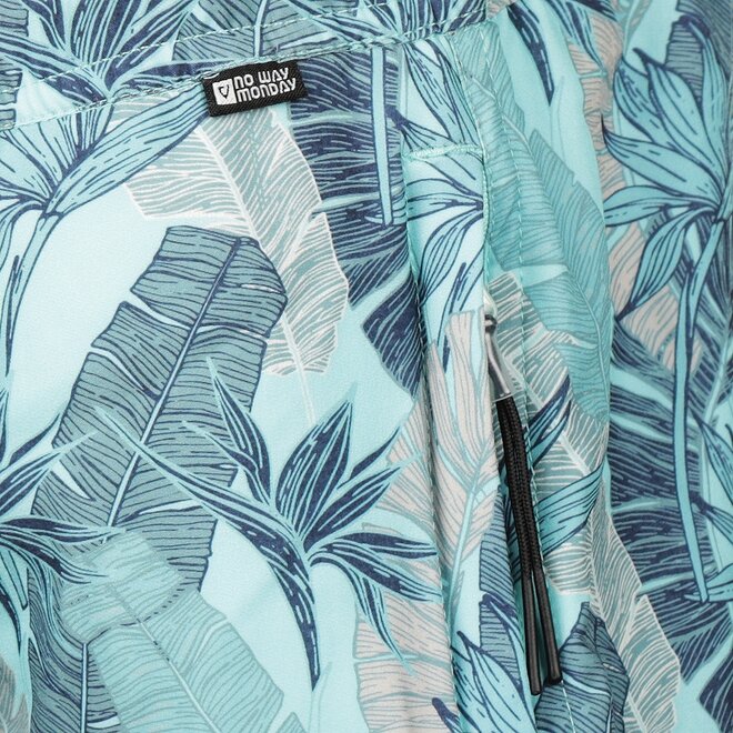 No Way Monday Jungen Badeshorts marineblau aquablau mittellang