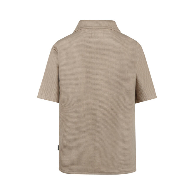 No Way Monday jongens blouse zandkleur