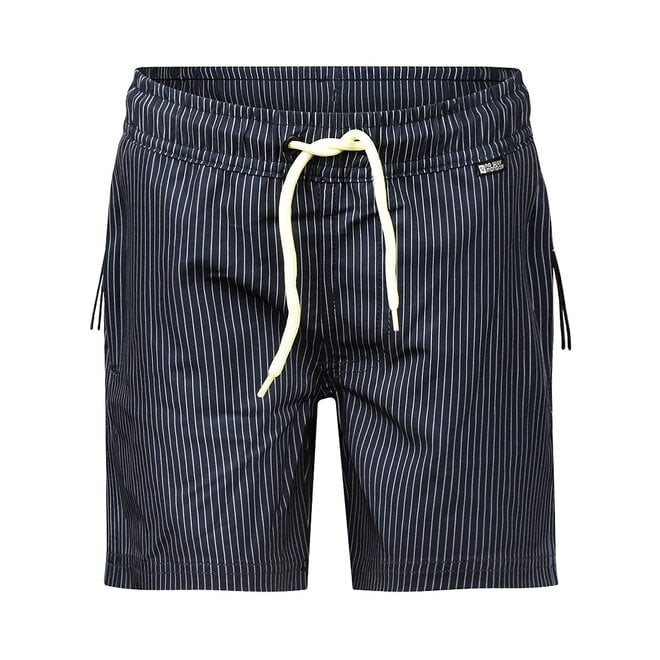 No Way Monday Jungen-Badeshorts gestreift mittellang
