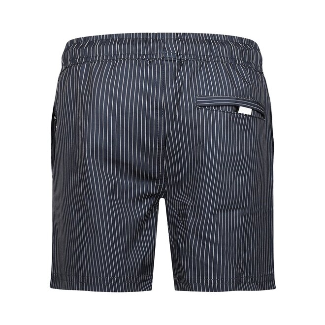 No Way Monday Jungen-Badeshorts gestreift mittellang