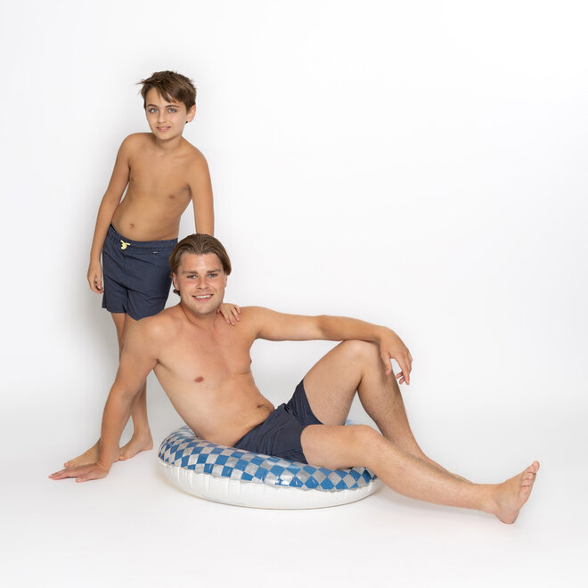 No Way Monday Jungen-Badeshorts gestreift mittellang