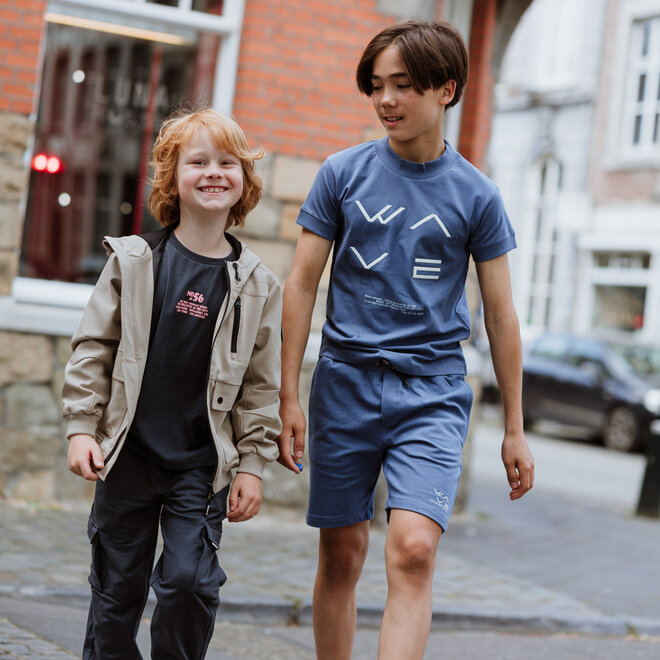 No Way Monday Jungen Jogginghose Loose Fit Anthrazit Cargo