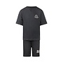No Way Monday Jungen-Set anthrazit T-Shirt Shorts