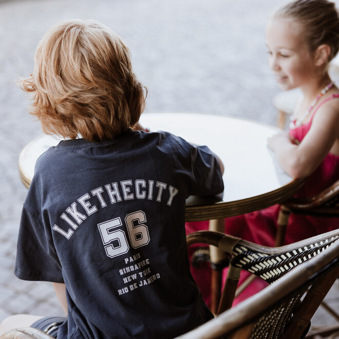 No Way Monday Jungen-Set anthrazit T-Shirt Shorts