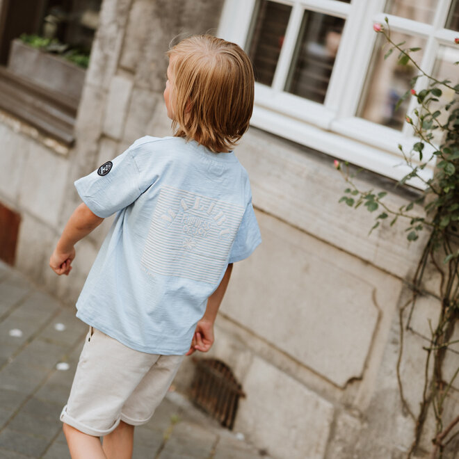 No Way Monday Jungen T-Shirt, hellblau, Malibu