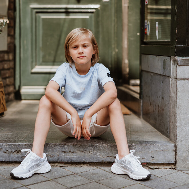 No Way Monday Jungen T-Shirt, hellblau, Malibu