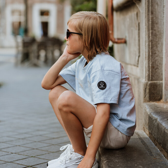 No Way Monday Jungen Shorts Regular Fit hellgrau