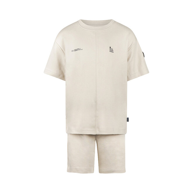 No Way Monday Jungen-Set hellgrau T-Shirt Hose