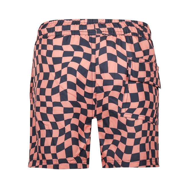 No Way Monday boys' swim shorts anthracite coral short length
