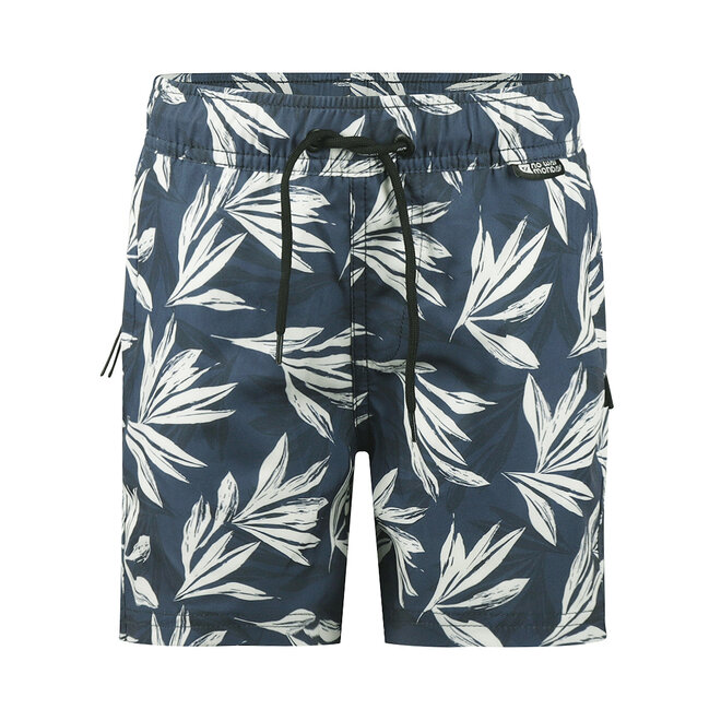 No Way Monday jongens zwemshort indigo mid length