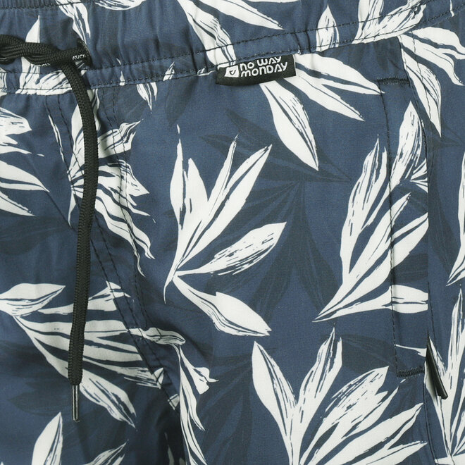 No Way Monday Jungen Badeshorts indigo mittellang
