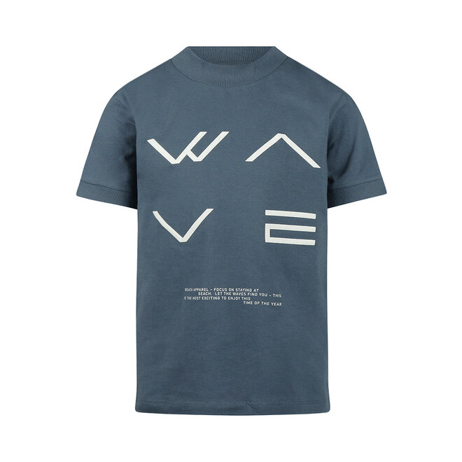 No Way Monday Jungen T-Shirt Indigo Wave