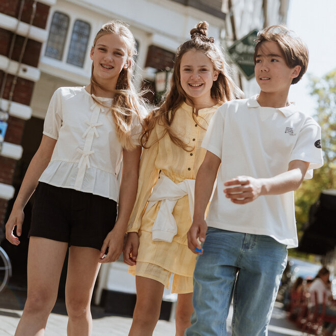 No Way Monday Jungen Polohemd Off White