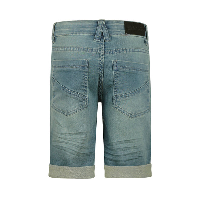 No Way Monday jongens jeans shorts regular fit lichtblauw