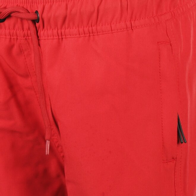 No Way Monday boys' swim shorts red mid length