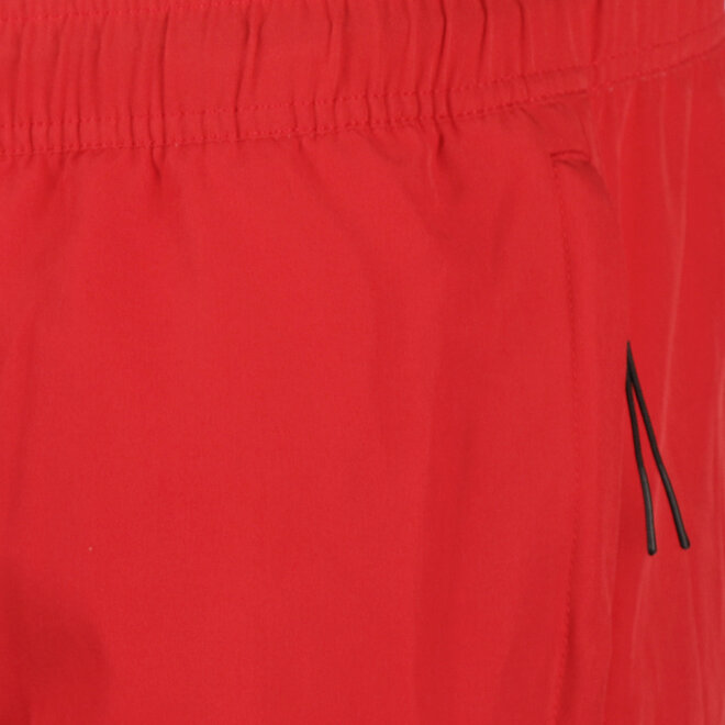 No Way Monday men's swim shorts red mid length