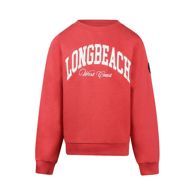 No Way Monday Jungen-Sweatshirt zartrot