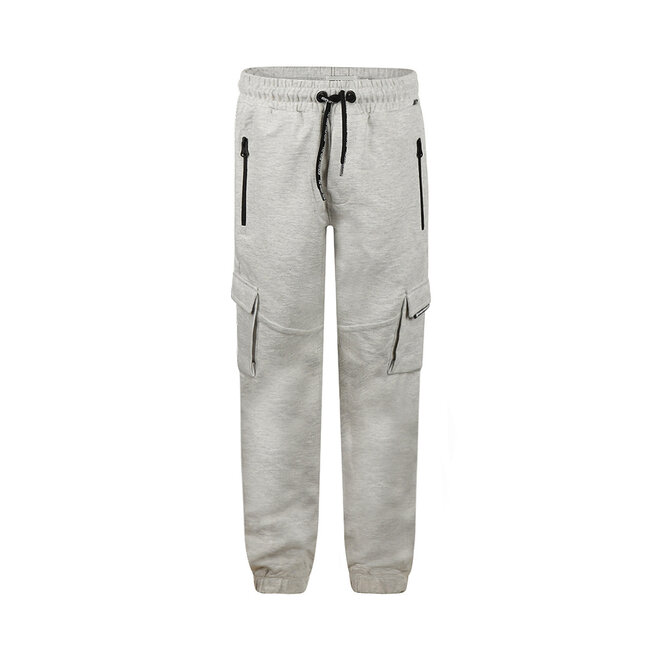 No Way Monday jongens joggingbroek loose fit grijs cargo