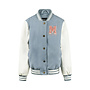 No Way Monday Mädchen-Baseballjacke hellblau