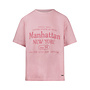 No Way Monday girls' T-shirt loose fit pink New York