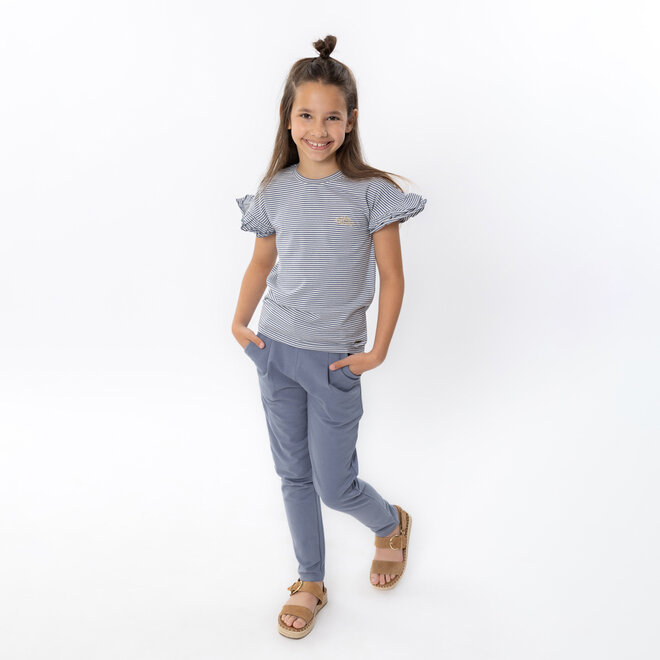 No Way Monday girls' jogging trousers soft blue