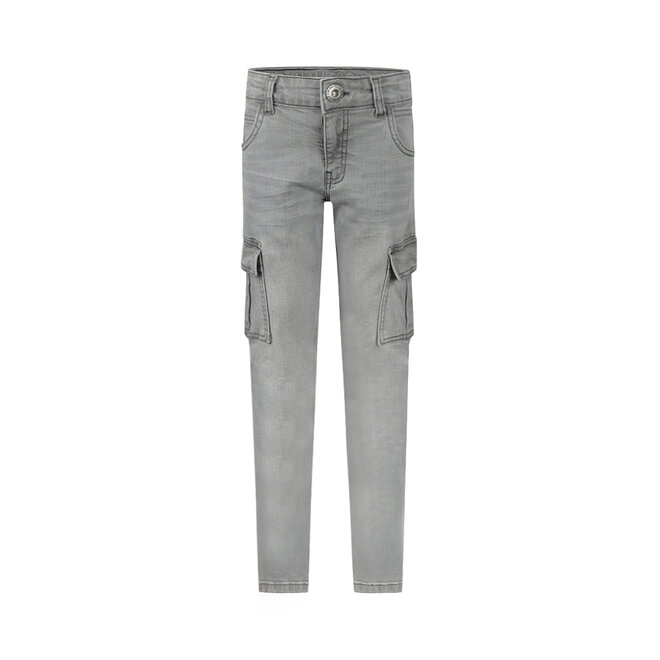 No Way Monday boys' jeans regular fit grey cargo