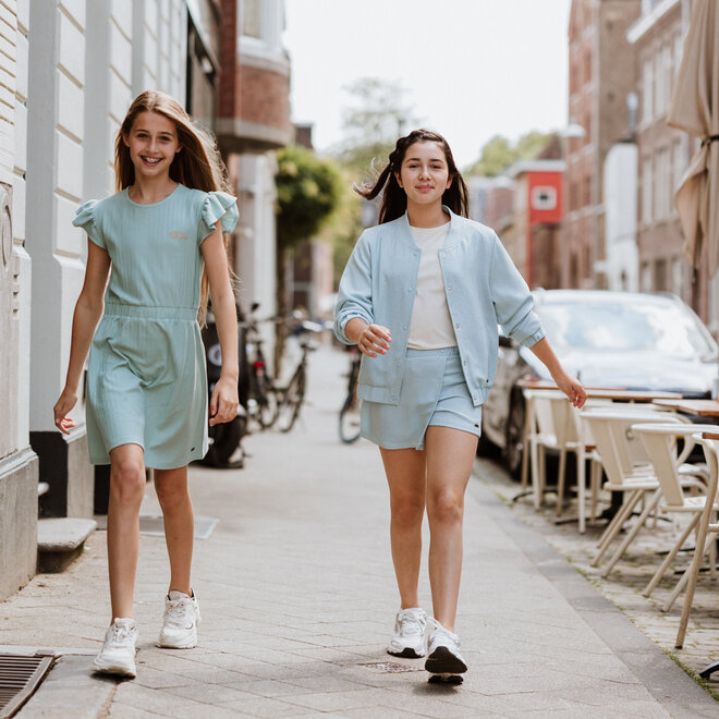 No Way Monday meisjes zomerjas turquoise