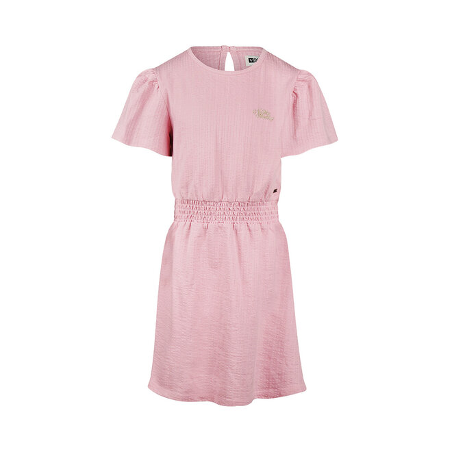 No Way Monday girls' dress pink 100% cotton