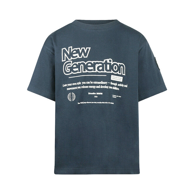 No Way Monday Jungen T-Shirt Loose Fit Navy New Generation