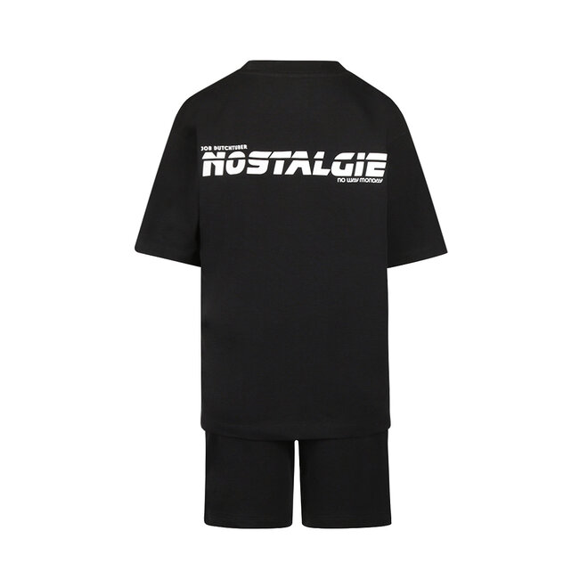 No Way Monday X JOB Dutchtuber set zwart Nostalgie