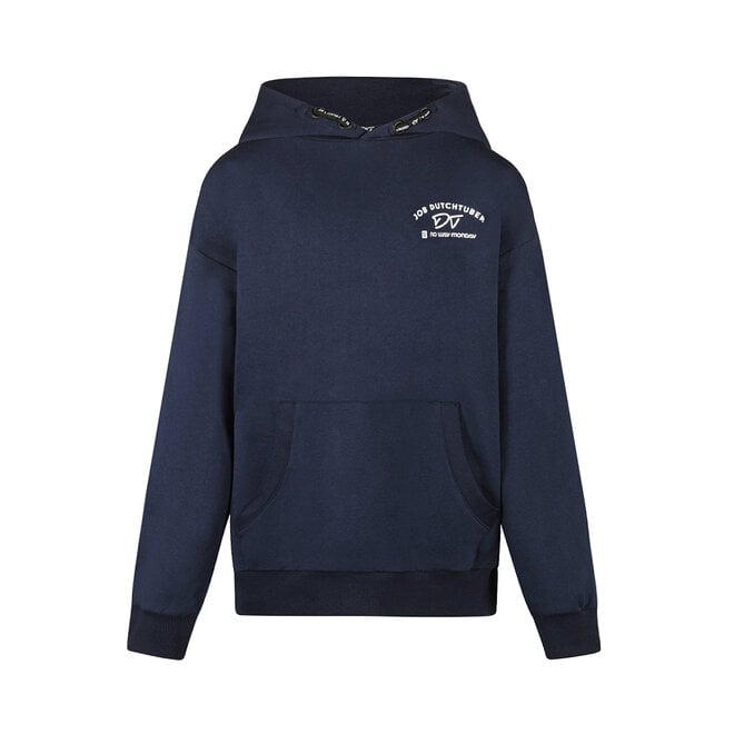No Way Monday X JOB Dutchtuber hoodie dark blue Nostalgia