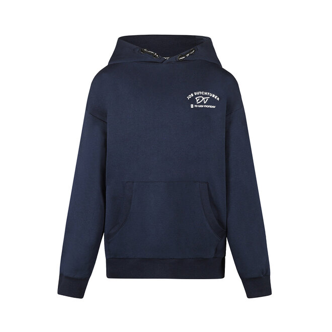 No Way Monday X JOB Dutchtuber Hoodie dunkelblau Nostalgie
