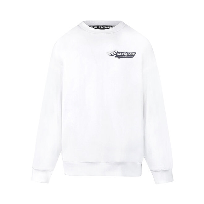 No Way Monday X JOB Dutchtuber Pullover weiß Limited