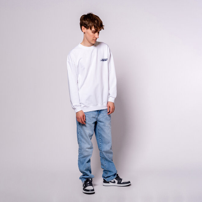 No Way Monday X JOB Dutchtuber sweater wit Limited