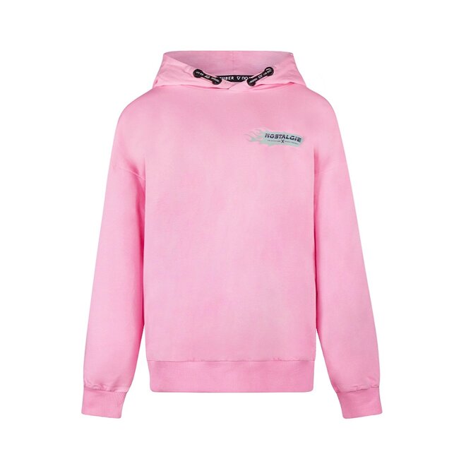 No Way Monday X JOB Dutchtuber hoodie lichtroze Nostalgie